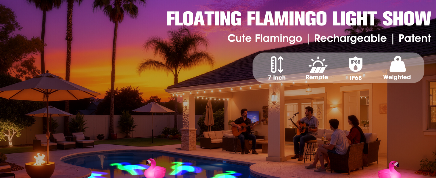 floating pool lights