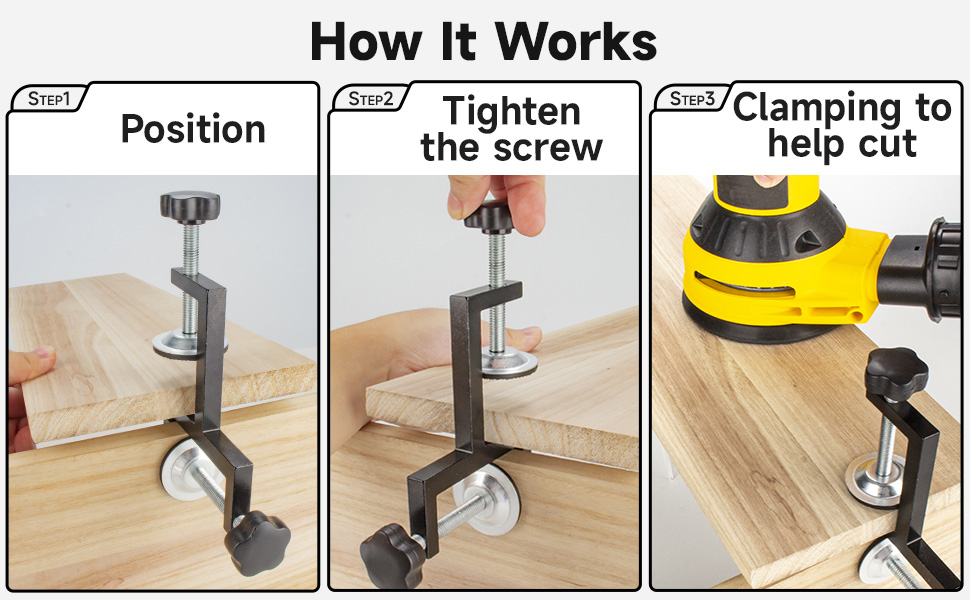 aluminum and carbon steel, clamps for woodworking