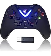 ROTOMOON Wireless Game Controller with LED Lighting Compatible with Xbox One S/X, Xbox Series S/X...