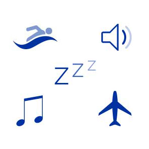Earplugs Ear Plugs Sleeping Swimming Snoring Travel Loud Events Music Concerts Insomnia Rest Sleep