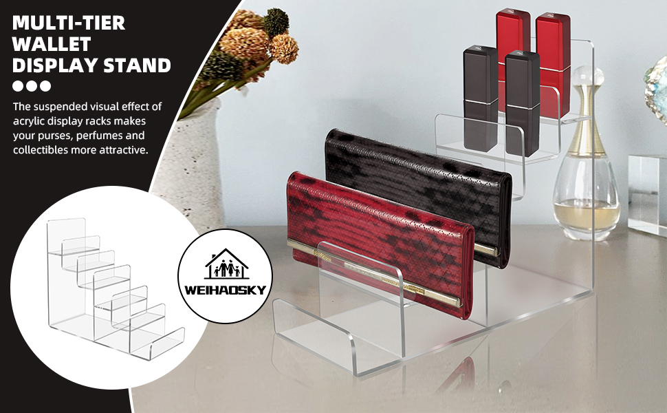 Acrylic Wallet Display Stand