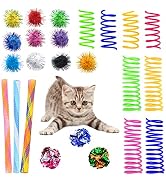 Andiker Cat Toys for Indoor Cats, 4 Big Cat Springs & 8 Small Springs Cat Interactive Toy for Swa...