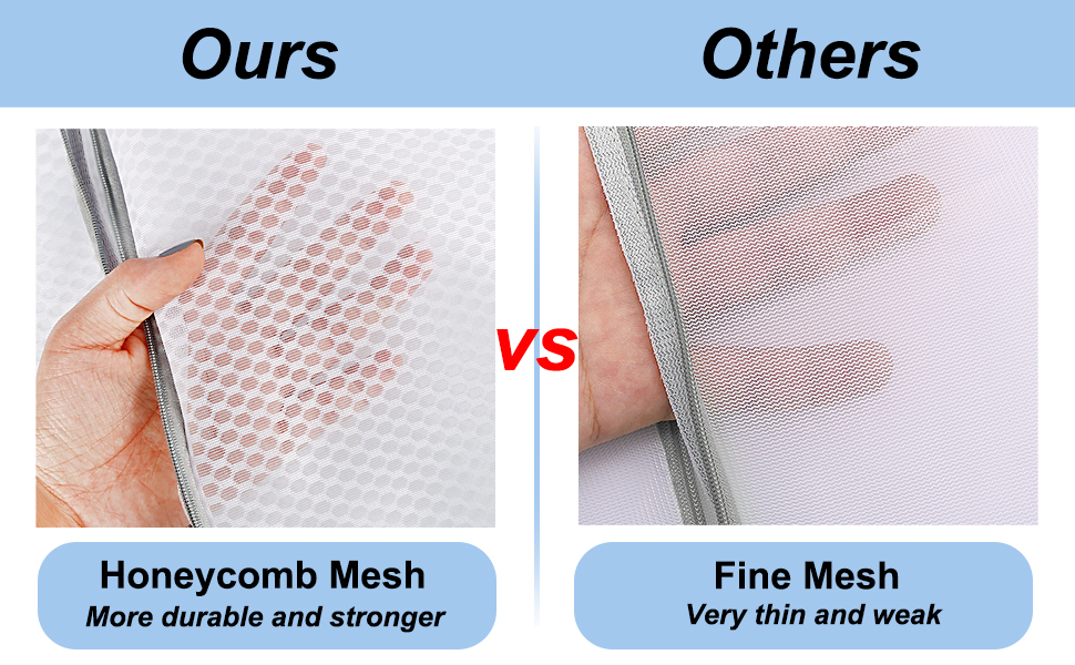 large mesh laundry bags