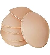 WMugthome 3 Pairs Round Seam Women's Removable Sports Yoga Bra pad, Bikini Top Bra Pads Insert