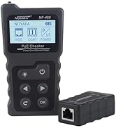 NOYAFA NF-488 POE Cable Tester for Power Over Ethernet, Network Cable Continuity Checking, Switch...