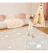 Joypony Baby Play Mat, 71x59 Inch Foldable Play Mats for Babies and Toddlers, Waterproof & Anti-S...
