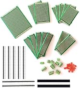 WWZMDiB 54Pcs 2.54mm PCB Circuit Perf Board Double Sided Protoboard for DIY Soldering with Arduin...