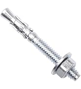 SONIGEKO 1/4" x 2-1/4" Wedge ANCHORPZ - Concrete Anchor Carbon Steel Wedge Anchor with Excellent ...