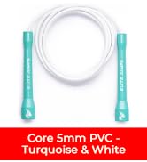 Elite Jumps Core 5mm, PVC Adjustable Skipping Rope | Durable 5mm PVC speed rope. Unbreakable hand...