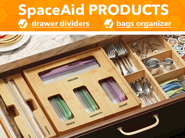 spaceaid drawer organizers