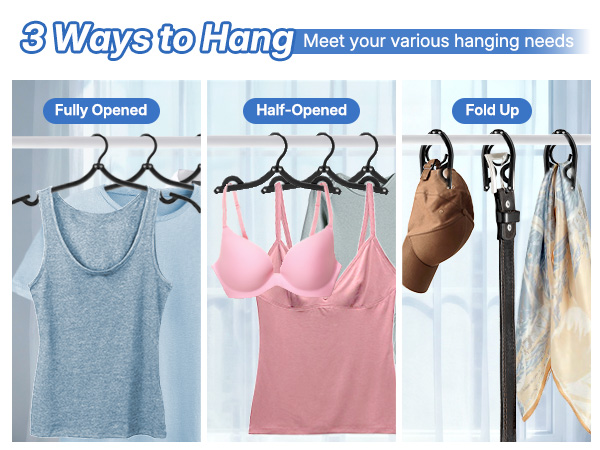 folding hangers for traveling