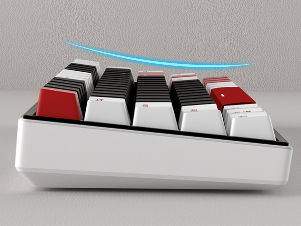 Ergonomic High and Low Layout Keycaps