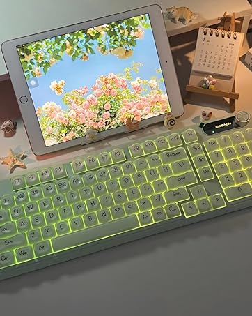 Green Cream Keyboard