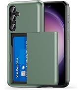 Jiunai for Galaxy S23 FE Wallet Case with Card Holder 6.4 inches Display Dual Layer Heavy Duty Pr...
