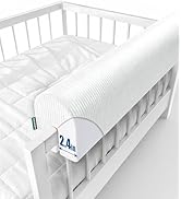 AEOCOO Bed Bumpers for Toddlers, Size 3 Ft, Toddler Bed Rail Bumper Protector for Loft Beds & Bun...