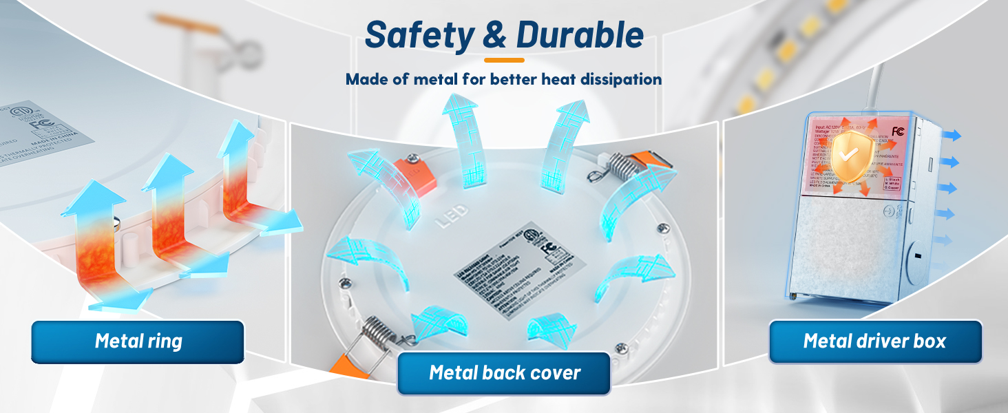 Better heat dissipation