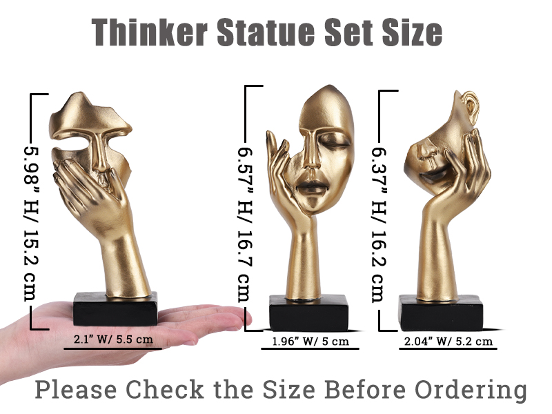 Thinker Figurine set