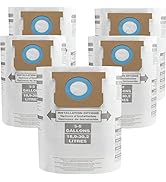ALYYDBG for Shop Vac Bags 5-8 Gallon, Type E 90661 9066133, Type H 90671 9067133; VF2004, VHBS VD...