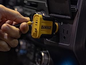 car charger, Fast Charge, 2-port, dewalt