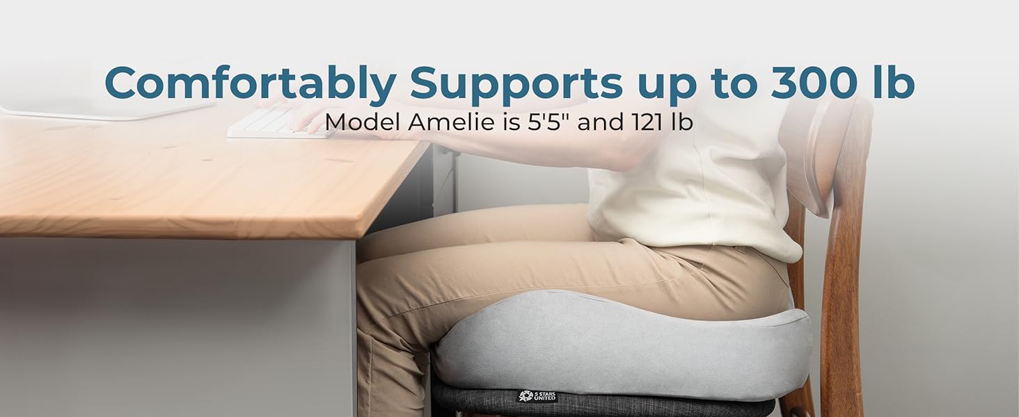 Comfortably Supports up to 300 lb
