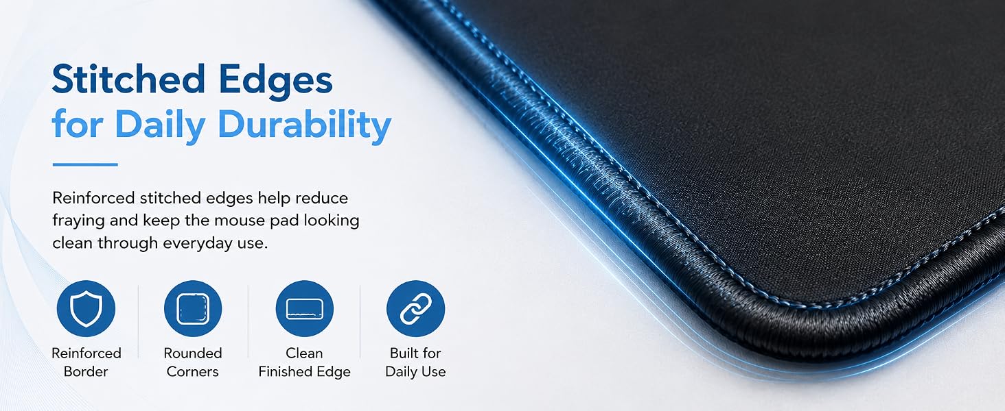 black mouse pad