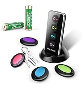 MYLAIM Key Finder Locator,Wireless Key Tracker,131ft Working Range Remote Finder,Tracker for Find...