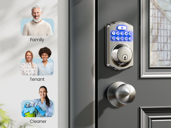 keyless entry door lock