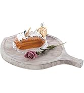 Wooden Leaf Shape Serving Tray Display Platter