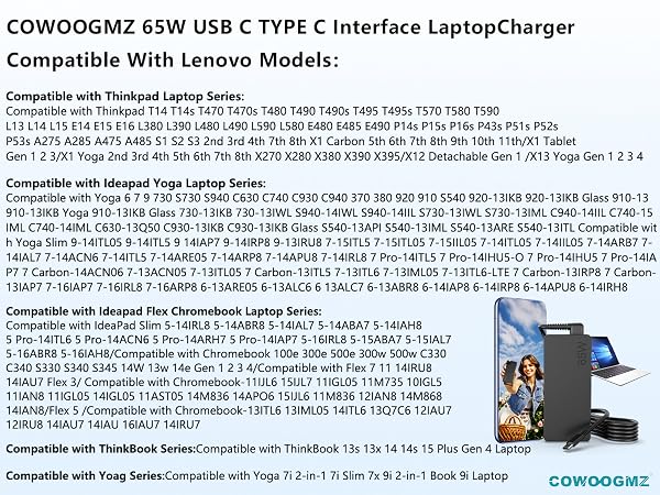 usb c laptop charger