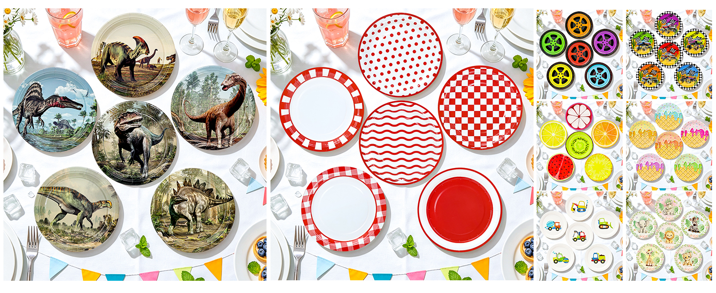 7 inch paper plates round paper plates disposable plates party supplies birthday plates cake plates