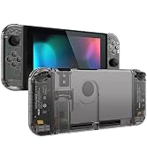 eXtremeRate DIY Replacement Shell Buttons for Nintendo Switch, Back Plate for Switch Console, Hou...