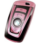 Creativity Suitable for BMW Key fob Cover. Advanced Soft TPU Key Box is Compatible with X1 X3 X4 ...
