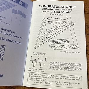 Swanson Tool 12 Inch Speed Square 7" Speed Square Blue Book Speed Trim Square Value Pack