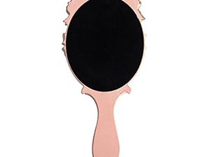 vinatge pocket blue rose mirrors personal purse blue rose personal white