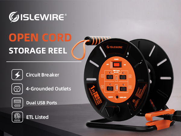 extension cord storage reel