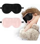 Silk Sleep Eye Mask for Kids, 100% Real Natural Pure Silk Sleeping Masks, Blindfold Sleep Eye Cov...