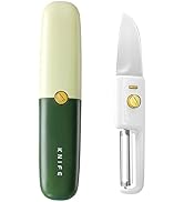 2023 New 2 in 1 Multifunctional Stainless Steel Fruit Knife Peeler, Creative Multi-color Fruit an...