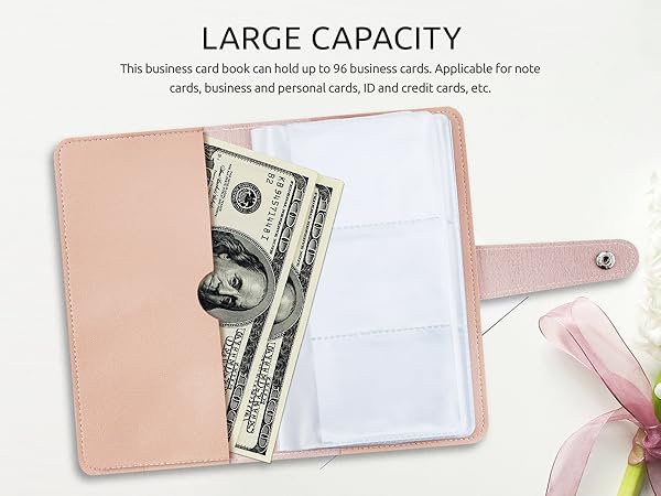Leather Business Card Organizer