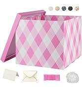 YINUOYOUJIA Large Gift Box 12x12x10Inch,Pink Gift Boxes with Lids for Presents,Cute Box,Birthday ...