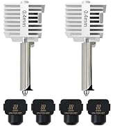 HzdaDeve 2 Pack A1 Mini/A1 Hotend Print Head Hot End Kit Extruder Upgrade Stainless Steel Hotend ...
