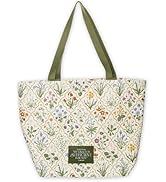 Christian Art Gifts Natural Canvas Tote Bags for Women with Inspirational Scripture, Easy Carry W...