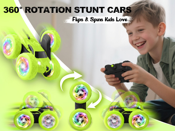 360 °ROTATION STUNT RC CARS