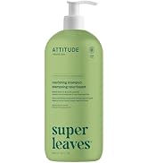ATTITUDE Nourishing Hair Shampoo, EWG Verified, For Dry and Damaged Hair, Naturally Derived Ingre...