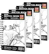 FIXSMITH 5.5"X8.5" Sketch Book | 400 Sheets (68 lb/100gsm) | Durable Acid Free Drawing Paper | Sp...