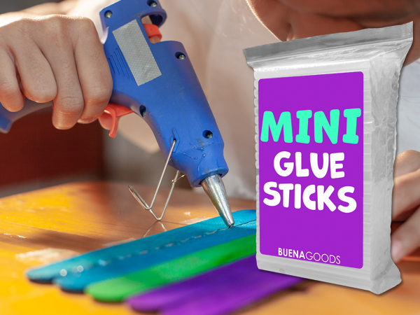 fabric gluegun crafts clear mini classroom 4 hot skinny temp stick oval inch small gluesticks craft