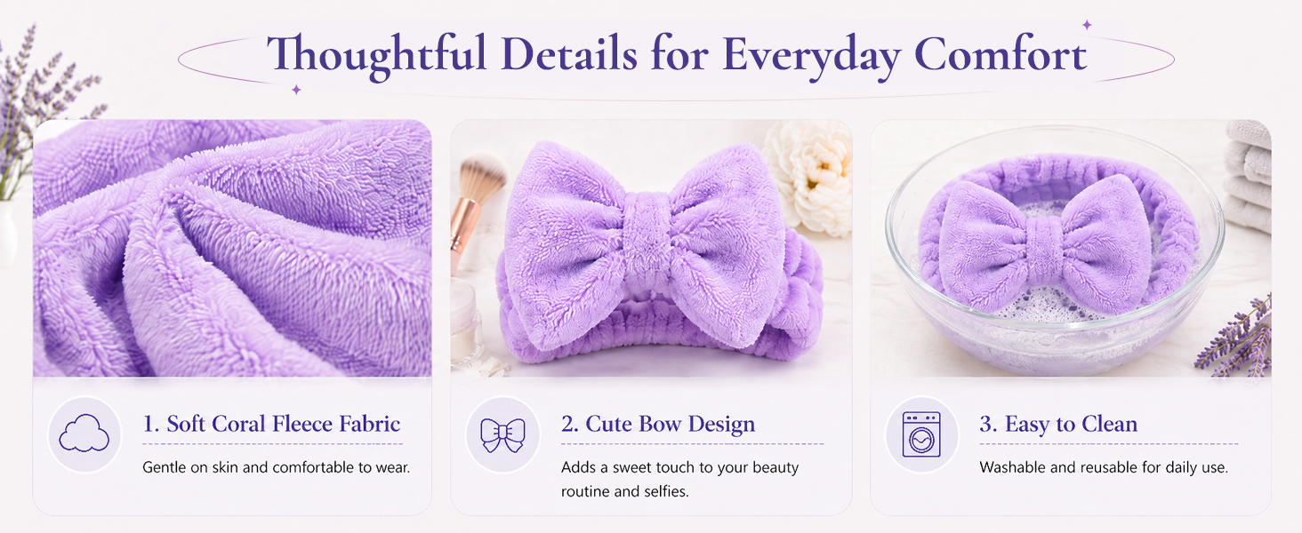 face wash headband