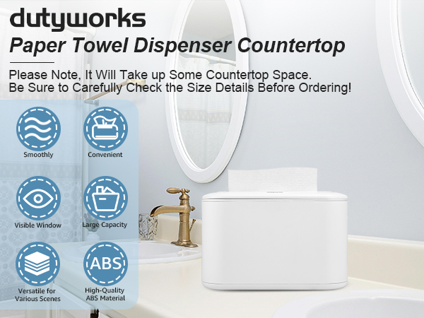 Multifold Paper Towel Dispenser Countertop