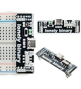 LONELY BINARY 3-Pack Breadboard Power Supply Modules - 3.3V/5V Switchable USB-C, 500mA Protection...