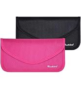 Signal Blocking Bag, Techion 2 Pack RFID Faraday Bag Shield Pouch Cage Box Wallet Case for Cell P...