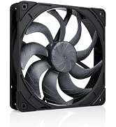 Noctua NF-A14x25 G2 PWM chromax.Black, Premium-Quality Quiet 140mm PC Fan (Black)